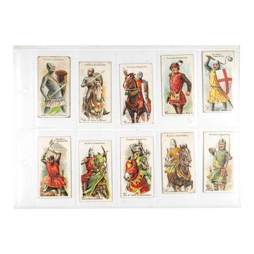 Set of 50 Antique Arms and Armour Cigarette Cards image-2