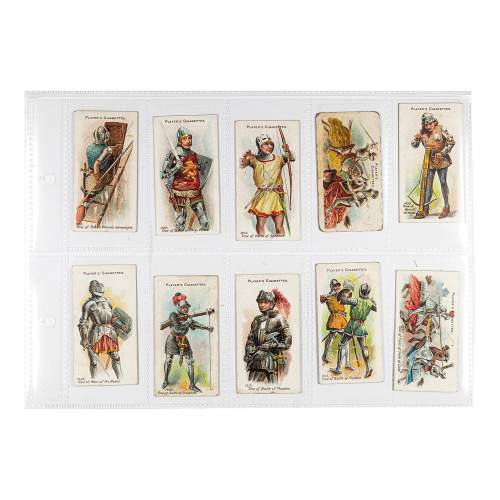 Set of 50 Antique Arms and Armour Cigarette Cards image-3