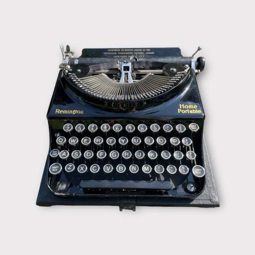 A Vintage Remington Home Portable Typewriter image-2