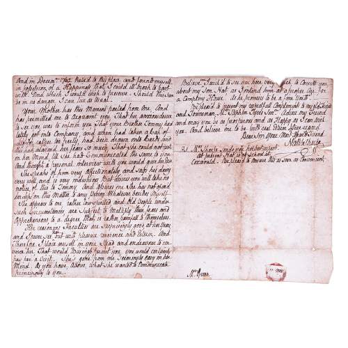 Antique 18th Century Handwritten Letter image-5