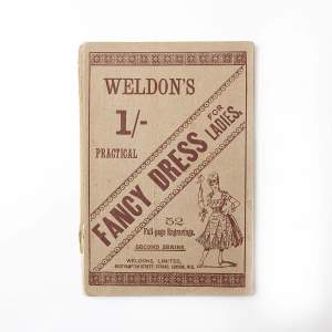 Antique Victorian Illustrated Book on Making Fancy Dress Outfits