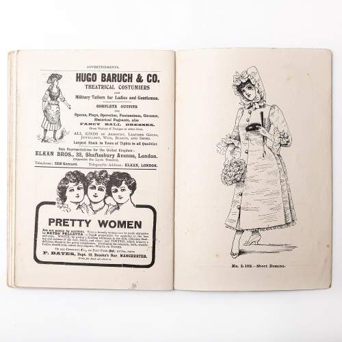 Antique Victorian Illustrated Book on Making Fancy Dress Outfits image-5