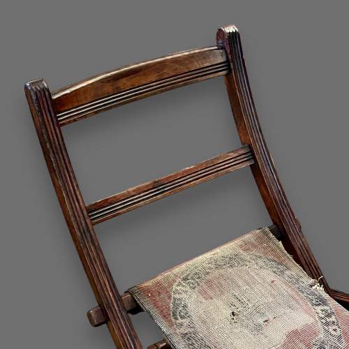 Victorian Folding Campaign Chair image-2