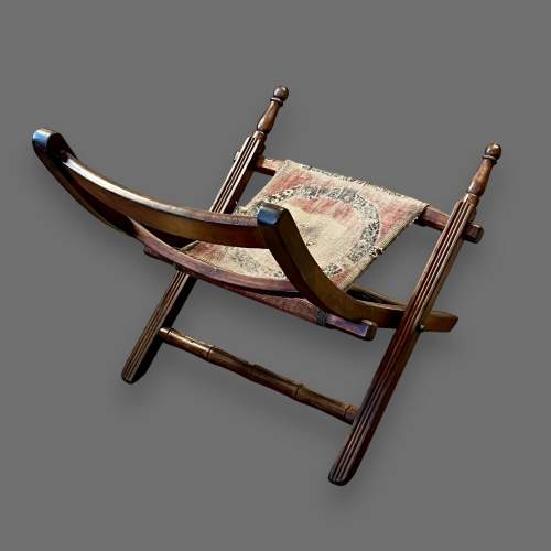 Victorian Folding Campaign Chair image-6