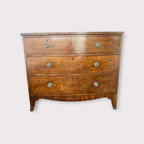 18th Century Georgian Mahogany Bow Front Chest image-4