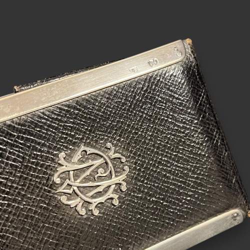 Louis Dee Silver and Leather Card Case image-2