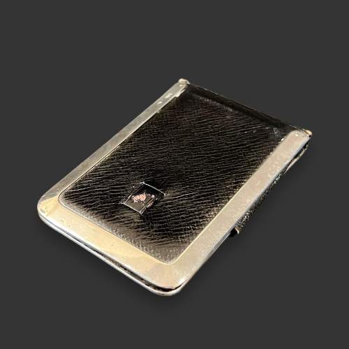 Louis Dee Silver and Leather Card Case image-6