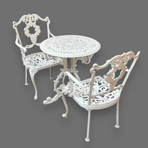 Victorian Garden Table and Matching Chairs Set image-1