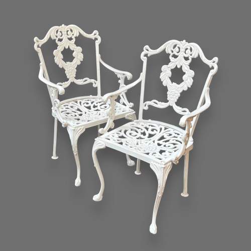 Victorian Garden Table and Matching Chairs Set image-3