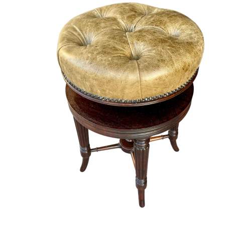 19th Century Regency Mahogany Stool image-5