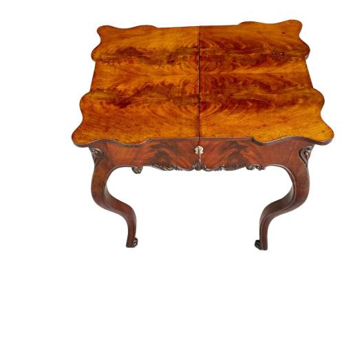 19th Century Mahogany Sewing Table image-1