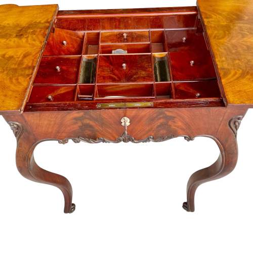 19th Century Mahogany Sewing Table image-4