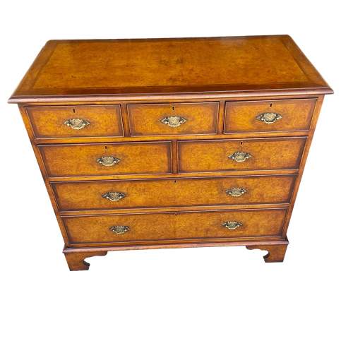 20th Century Burr Walnut Chest image-1