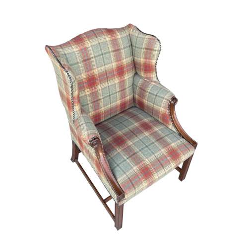 19th Century Victorian Wing Back Chair image-5