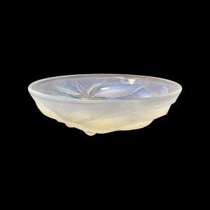 Opalescent Glass Bowl by G Vallon