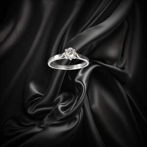 Platinum 0.20ct Diamond Ring