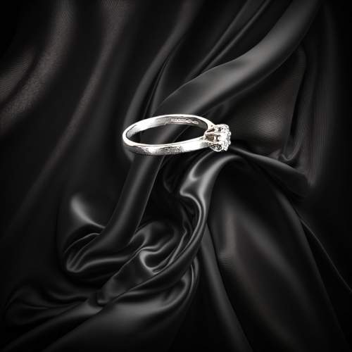 Platinum 0.20ct Diamond Ring image-4