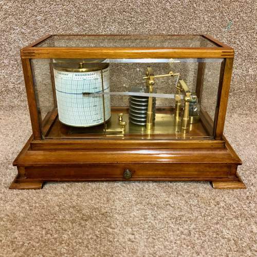 Early 20th Century Cased Barograph image-1