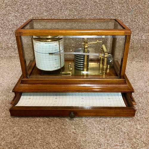 Early 20th Century Cased Barograph image-2