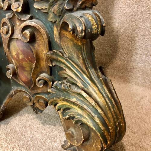 19th Century Venetian Carved Giltwood Torchere Standard Lamp image-4