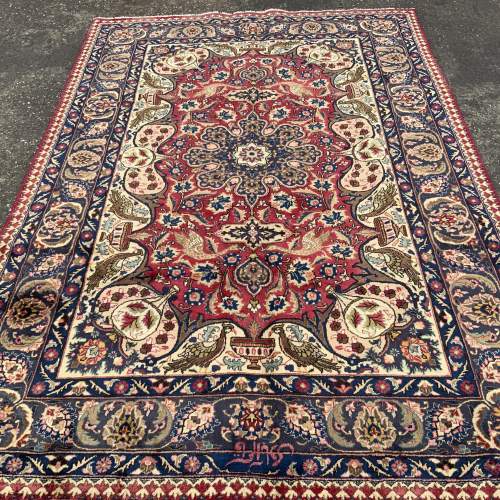 Stunning Persian Hand Knotted Kashmar Rug image-1