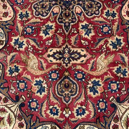 Stunning Persian Hand Knotted Kashmar Rug image-6