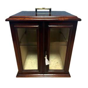 Victorian Display Table Top Exhibit Cabinet