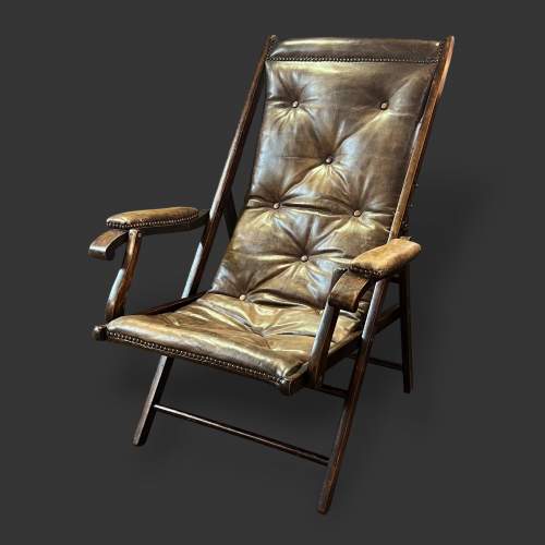 Edwardian Folding Campaign Chair image-1