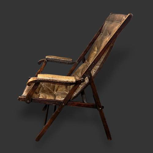 Edwardian Folding Campaign Chair image-4