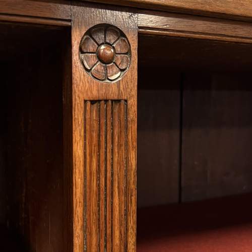 Late 19th Century Walnut Open Bookcase image-5