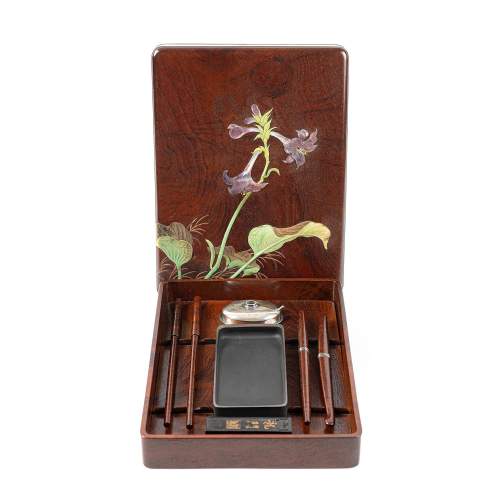 Finest Quality Antique Japanese Suzuribako Writing Box image-1