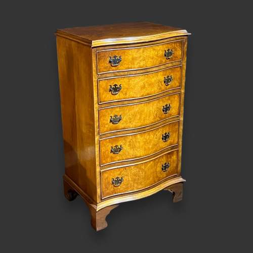 Mid 20th Century Walnut Chest of Drawers image-1