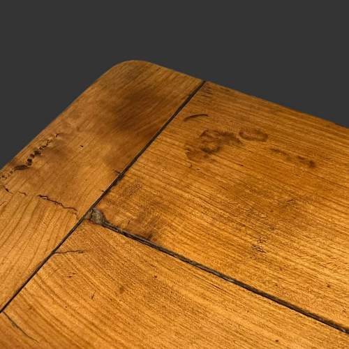 Rustic Late 19th Century Cherrywood Farmhouse Refectory Table image-3