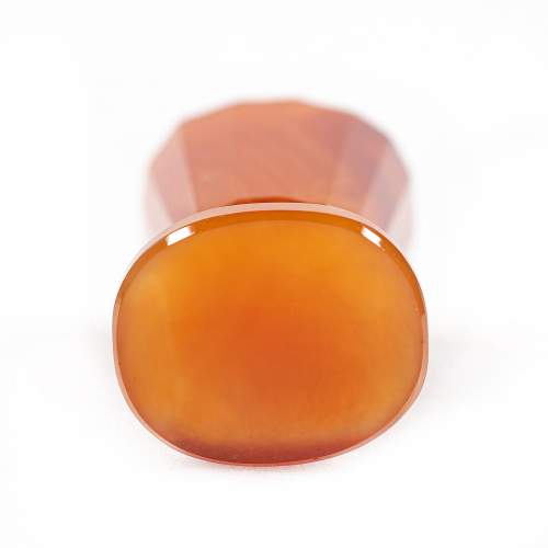 Antique Orange Banded Agate Desk Seal image-5