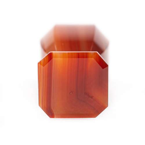 An Antique Victorian Orange Banded Agate Desk Seal image-6