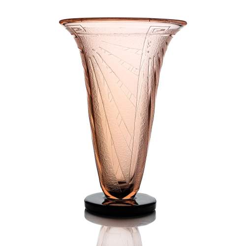 An Art Deco Period Glass Vase by Charles Schneider image-2