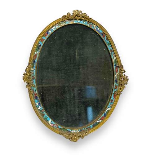 Decorative 19th Century French Cloisonné Photograph Frame image-1