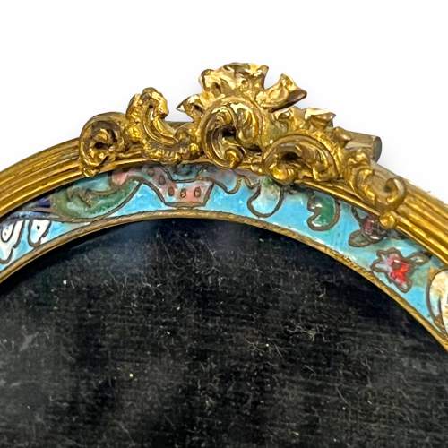 Decorative 19th Century French Cloisonné Photograph Frame image-5