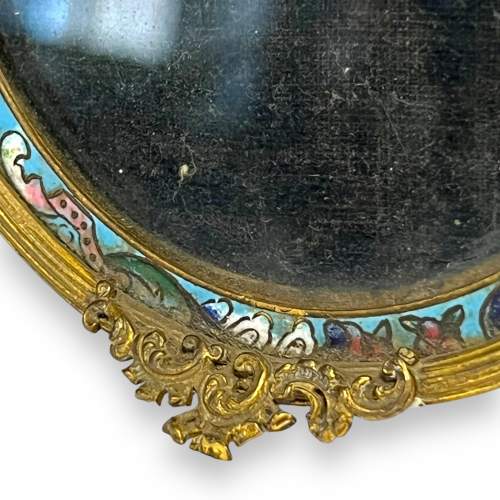 Decorative 19th Century French Cloisonné Photograph Frame image-6