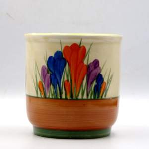 Clarice Cliff 1930s Art Deco Bizarre Autumn Crocus Large Fern Pot