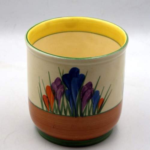 Clarice Cliff 1930s Art Deco Bizarre Autumn Crocus Large Fern Pot image-4