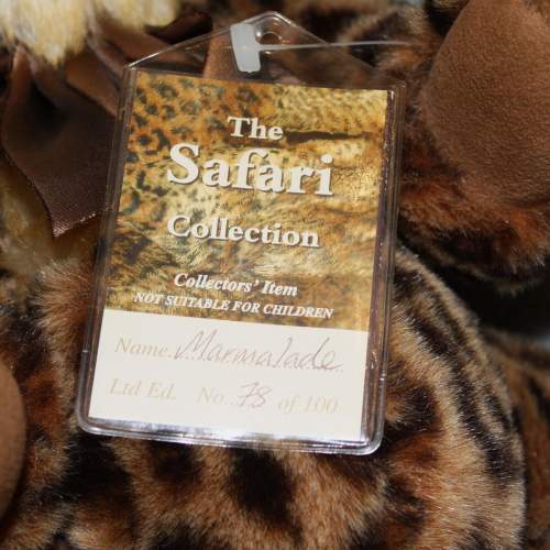 Cotswold Bear Co. Teddy.Safari collection. Marmalade.No 78 of 100 image-2