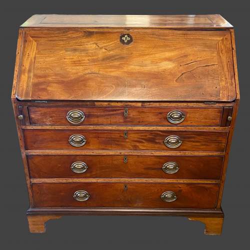 Georgian Mahogany Bureau image-1