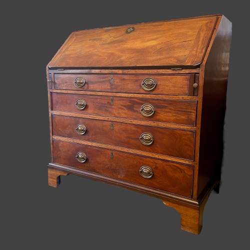 Georgian Mahogany Bureau image-2