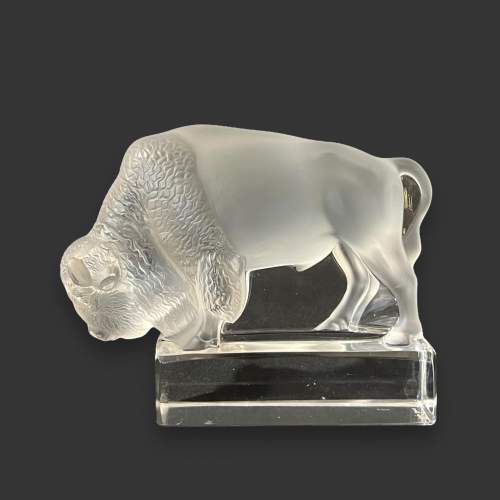 Lalique Glass Bison image-2