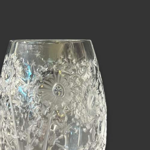 Lalique Bucolique Pattern Glass Vase image-3