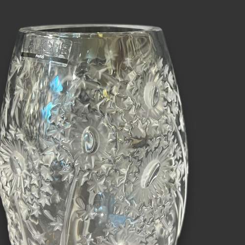 Lalique Bucolique Pattern Glass Vase image-4