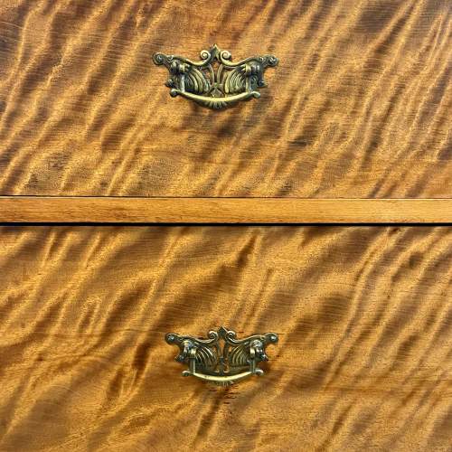 Late 19th Century Satin Birch Chest of Drawers image-5