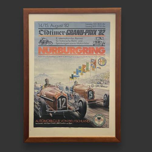 Nurburgring Old Timer 1982 Grand Prix Poster image-1