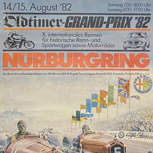 Nurburgring Old Timer 1982 Grand Prix Poster image-3